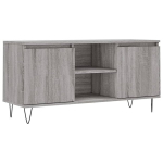 Televizoriaus spintelė，TV spintelė，TV staliukas, pilka ąžuolo, 104x35x50cm, mediena CFE766869