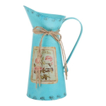 Vintažinė metalinė gėlių vaza Holibanna, 28 cm
