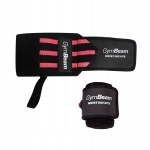 Gymbeam Pink Wrist Wraps rie&scaron;ų juostos / stabilizatoriai