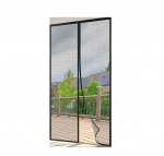 Wzlxcxxy magnetinis durų tinklelis nuo uodų 100x210 cm, juodas
