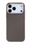 Rixus Mag Carbon With MagSafe For Apple iPhone 17 Pro Brown