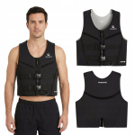 Apsauginė liemenė AQUASTIC Omni 50N neopreninė juoda XL (90-95 kg), XL