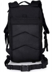Karinio stiliaus XL kuprinė, 30 l, juoda