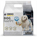 Croci Dog Nappy sauskelnės &scaron;unims, M dydis, 32-44cm, 12vnt.