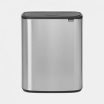 Brabantia &scaron;iuk&scaron;liadėžė Bo Touch Bin, 60 l, pilka