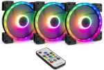 Inter-Tech Argus RGB Ventiliatorių Rinkinys RS-14 3x140mm - 88885536