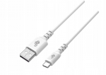 Tb Usb-c Kabel 2m Baltas Silikoninis Greitas Įkrovimas