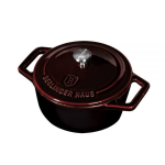 Ketaus puodas Metallic Line Burgundy Edition, 10x4,8cm, 0,31L