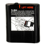 Motorola 3.6 V elementas racijoms