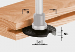 Diskinė griovelių freza Festool HW D40x2 491040