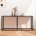 Konsolinis staliukas, 160x35x75,5 cm, juodas