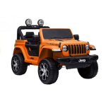 Dvivietis vaiki&scaron;kas elektromobilis Jeep Rubicon 4x4, oranžinis