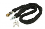 Dviračio užraktas, 1000 mm, juodas