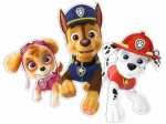 Dvisluoksnė Sienų dekoracija Paw Patrol / &Scaron;uniučių Patrulis - Skye, Chase, Marshall