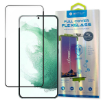 Grūdintas stiklas su rėmeliu Samsung Galaxy S22+, skaidrus