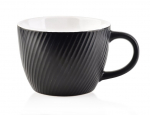 SALLY LINES BLACK puodelis 480ml 11x14.5xh8cm