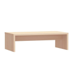 vidaXL Monitoriaus stovas, 50x27x15cm, pu&scaron;ies medienos masyvas