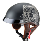 Motociklininko &scaron;almas W-TEC Black Heart Longroad - Wings Skull XS (53-54)