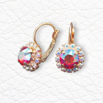 Auskarai moterims DiamondSky &bdquo;Glory II (Light Siam Shimmer)&ldquo; su Swarovski kristalais DS02A341