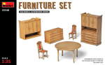 Klijuojamas Modelis MiniArt 35548 Furniture Set 1/35