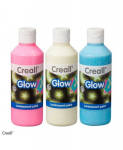 Creall Glow tamsoje &scaron;viečiančių dažų rinkinys 3x250ml