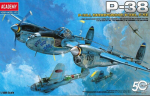 Klijuojamas modelis Academy 12282 P-38 COMBINATION VERSION 1/48