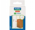 Atrama durims d-40mm, lipni, balta, 2vnt. Mako (834800)