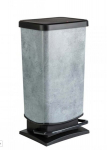 Rotho Poubelle PASO 40L - betonas