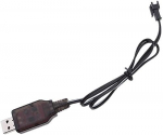 1 vnt. SM-2P USB įkroviklio kabelis 250 mAh i&scaron;ėjimo RC automobilis, skirtas 7,2 V Ni-Mh akumuliatoriams