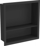 Mexen X-Wall-R įleidžiama sieninė lentyna 2l, 30x30 cm, Black