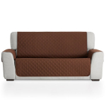 Bestcovers stora vienpusė sofos apsauga 200x195cm, rudos spalvos