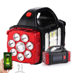 Žibintuvėlis lempa XL Saulės prožektorius LED COB 2 &scaron;viesos tipai 38W