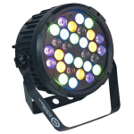 Scenos prožektorius Light4Me Black Par 30x3W RGBA-UV LED