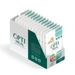 Optimeal&trade; &scaron;uniukams su kalakutiena ir morkomis padaže, 100 g x 12 vnt