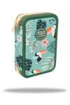Forminis dviejų skyrių penalas su priedais CoolPack Jumper 2 Toucans F066662