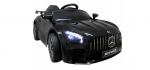 Elektromobilis Mercedes GTR-S Auto Cabrio, juodas