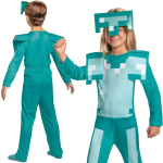 Karnavalinis kostiumas Diamond Armor Minecraft, 2 dalių