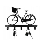 Sieninė kabykla rūbams ir raktams Dviratis