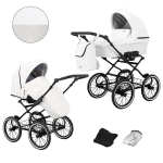 Universalus vežimėlis Romantic Kunert 2in1 White ECO