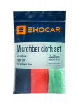 Ewocar Microfiber Cloth Set 320GSM &scaron;luosčių rinkinys, 3vnt.