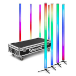 LED ap&scaron;vietimo rinkinys BeamZ Kratos, 8 vnt.