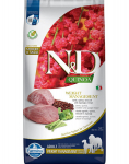 Farmina N&D Quinoa Weight Management visų veislių &scaron;unims su ėriena ir brokoliais, 7 kg