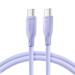 USB Kabelis Joyroom "SA34-CC3" violetinis "Type-C / Type-C" 100cm (iki 60W)