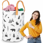 Nukido žaislų krep&scaron;elis, baltas