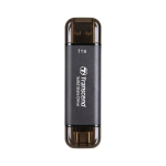 I&scaron;orinis kietasis diskas I&scaron;orinis SSD TRANSCEND ESD310C 1TB, USB 10Gbps, Type C/A, suderinamas su Apple ir kitomis sistemomis