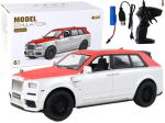 Automobilis su nuotolinio valdymo pultu Lean Toys, baltas/raudonas