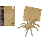 Medinė 3D voro erdvinė dėlionė Lean Toys, 31 d.
