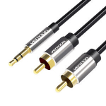 Vention BCFBH, 3.5mm Male to 2x RCA Male, 2m