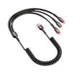 Durcord 3-in-1 i&scaron;traukiamas USB krovimo laidas