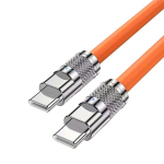 100W USB-C į USB-C greito krovimo laidas, silikoninis., 2 m (6,56 pėdos)